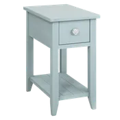 1 Drawer End Table Glacier Blue