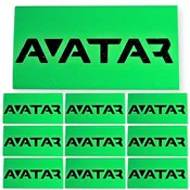 0 Gauge 3:1 Heat Shrink with Deaf Bonce / Avatar Logo 10 Pack Green