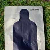 E-Type Large Upright Passive Thermal Target, 40″ Printed, Lse Adh