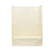 American Fiberglass 54″ x 27″ Almond Sectional Tub/Shower
