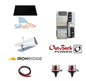 11.88kW DIY Off Grid Solar System Kit with Pitched Roof Solar Racking System