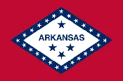 Arkansas State Flag Vinyl Sticker