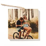 4 x 4 Square Wooden Ornament