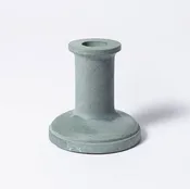 Studio McGee x Threshold 3.5" x 3.5" Soapstone Taper Candle Holder Gray