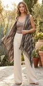Abstract Linear Vest