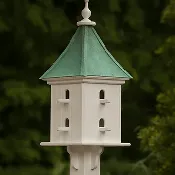 12" Birdhouse with 8 Perches