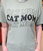 Cat Mom (Unisex, Short Sleeve))