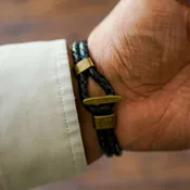 Hook + Loop Leather Bracelets