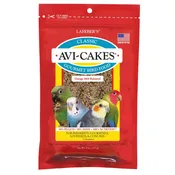 Avi-Cakes for Cockatiels / Parakeets / Lovebirds and Conures (8 ounce)