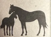 2 Horses Cutout SC-30H10
