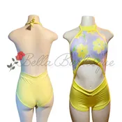 Flowered yellow outfit