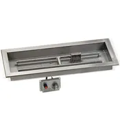 24" Stainless Steel Drop-in Fire Pit Kit