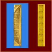 10 foot - Windhorse Victory Banner - Bhutanese Style