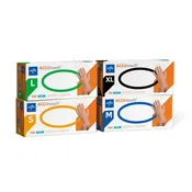 Accutouch Synthetic Powder-Free Clear Vinyl Exam Gloves, Size XL