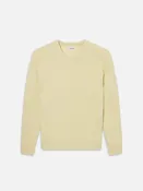 Cashmere Crewneck Sweater -- Pale Yellow