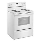 AMANA  30-inch Electric Range with Bake Assist Temps - White (ACR4303MFW)