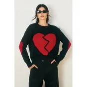 Broken Heart Relaxed Sweater