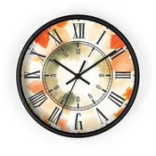 Autumn Design Elegant Wall Clock, Home Decor, Wall Art