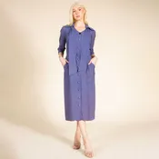 1940s “Caddie Masters” Raw Silk Shirtdress Golf Uniform
