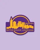 Baton Rouge Skyline Sticker