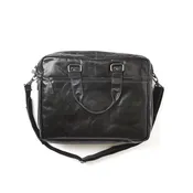 Triple Gusset Top Zip Business Travel Bag — Hide Out Leathers