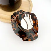 Baseball Club Claw Clip