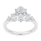 Eternalle 14k White Gold Lab-Grown Diamond Engagement Ring 2 1/2 ct. tw.