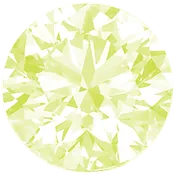 1.26 Carat Round Very Light Yellow Green Color VS1 Clarity and Very Good Cut Diamond