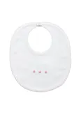 Pima Bib - White / Pink