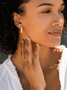 BOEM COLLECTION - The Tessa Pearl Hoops