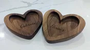 Heart Shaped Wooden Tray – Handmade Hardwood Catchall Dish