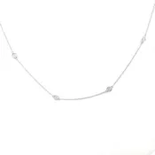 Diamond Bezel Necklace