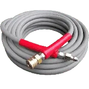 50ft x 6000PSI Non-Marking Pressure Hose 3/8″, With Quick Connects