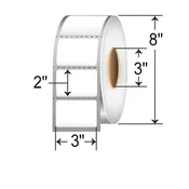 DT32-1P - DT 3x2 Label Perforated 3" Core
