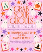 10/29 Mahjong Open Play Event