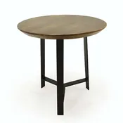 Gering Round Side Table, Vintage Patina - Home Source Furniture