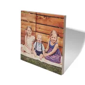 10.5 x 10.5 Planked Wood Print
