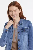 Classic Women’s Denim Jacket – Stretch Jean Jacket with Recycled Denim