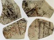 M-020 MICA FOR CRAFTS, MEDIUM-LARGE THIN MICA SHEETS WITH INCLUSIONS, ½ POUND PACK