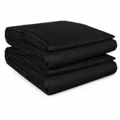 10' X 12' Black Super Duty Fire Retardant Poly Tarps - 20 Mil (USA)