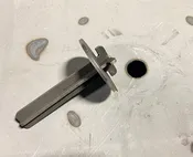 4" Round Blocking Plate with Extended Tee (Made in USA)