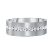 1 Carat Diamond Eternity Men's Band
