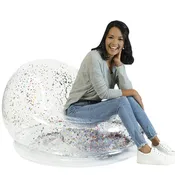 Air Candy Inflatable Multi Color Glitter Chair