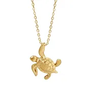 14KY Turtle Necklace