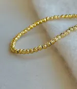 18k plate beam bracelet small-gold