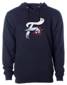 108 Stitches Reading Fightin Phils Vintage Navy Distressed F-Fist Hoodie
