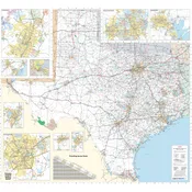 Texas State Wall Map – Executive Series