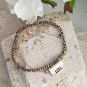 1234 Growth Angel Numbers Bracelet