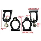 Front A-Arm Set for GK-6125B (FAA-17) (MGM-JA019)