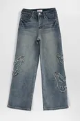 Girls Bella Butterfly Self Patch Jeans